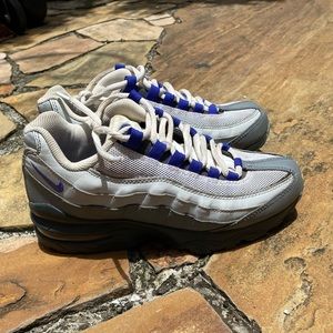 Nike Air Max 95 (Grade School) Gray/Blue/White